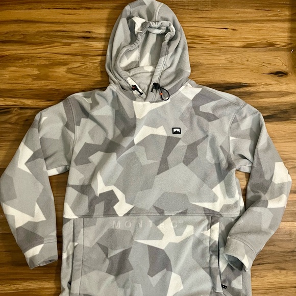 Montec Delta W Fleece Hoodie Snow Camo - Picture 2 of 5
